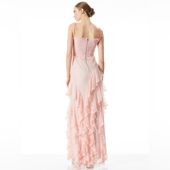 Alice & Olivia Jocelyn Ruffle Maxi Dress - Picture 4 of 6